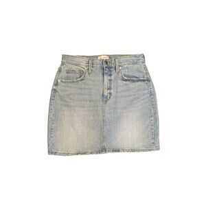 Women's High-Rise Denim Mini Skirt Universal Thread Medium Wash Blue Sz 6